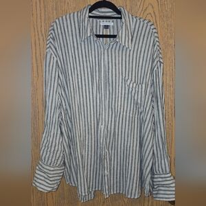 American Eagle Tie Back Button Down - XXL